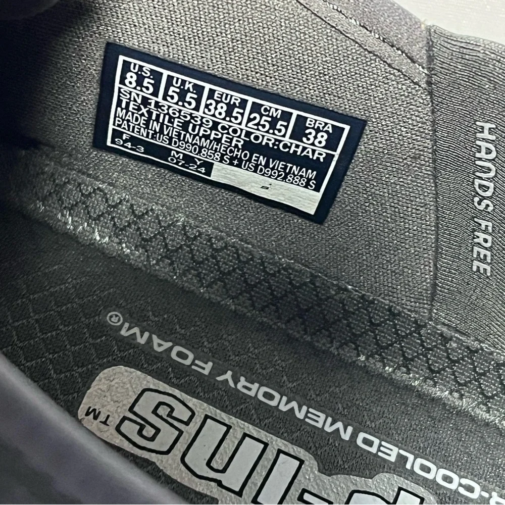 Skechers On The Go Flex Merit Slip In Shoes Charcoal Womens Size 8.5 NWOB Gray - Picture 8 of 8